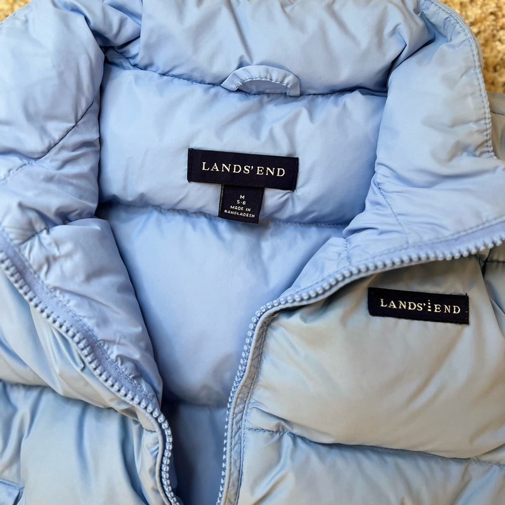 Kids Lands' End Light Blue Kids Jacket